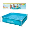 Intex Mini Frame kinderzwembad - Blauw - 122 x 122 x 30 cm