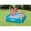 Intex Mini Frame kinderzwembad - Blauw - 122 x 122 x 30 cm