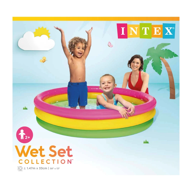 Intex Sunset Glow kinderzwembad Ages 2+