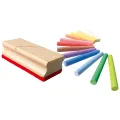 Ses 00208 Kleurkrijtjes + Wisser