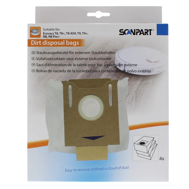 Scanpart Stofzuigerzakken Non-woven Ecovacs Deebot 4 stuks