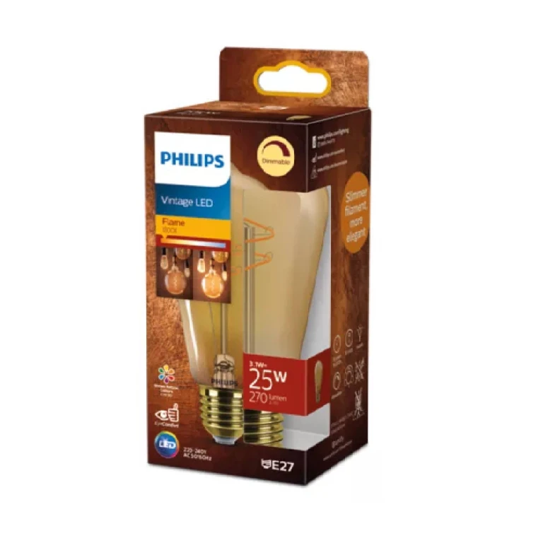 Philips LED Lichtbron ST64 E27 25W 270 Lm Dimbaar Goud - 1 stuk
