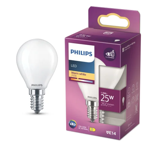 LED Lamp 25W E14 Lm 260Lm kogel mat