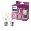 Philips LED-lichtbron E27 Peer 470lm 3,4W - set van 2