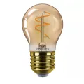 LED Lamp 15W E27 180Lm Dimb. kogel filament gold