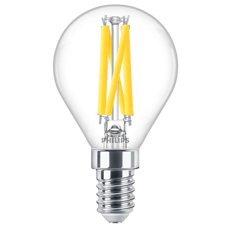 Philips LED kogel lichtbron E14 3,4W 470lm helder dimbaar - 1 stuk