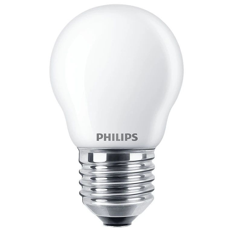Philips LED lichtbron E27 kogel mat dimbaar 470lm - 1 stuk