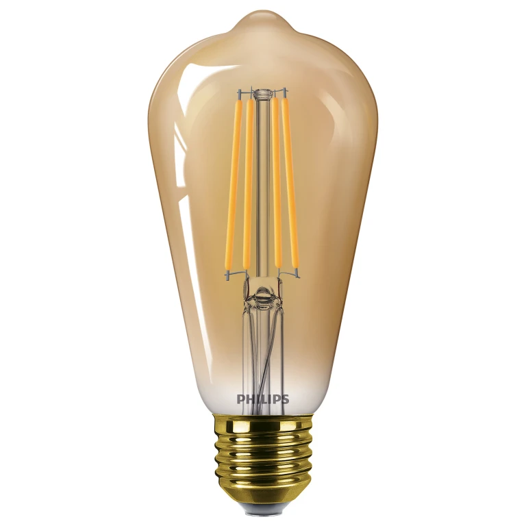 Philips LED Lichtbron E27 ST64 Vintage Flame 640Lm - 1 stuk
