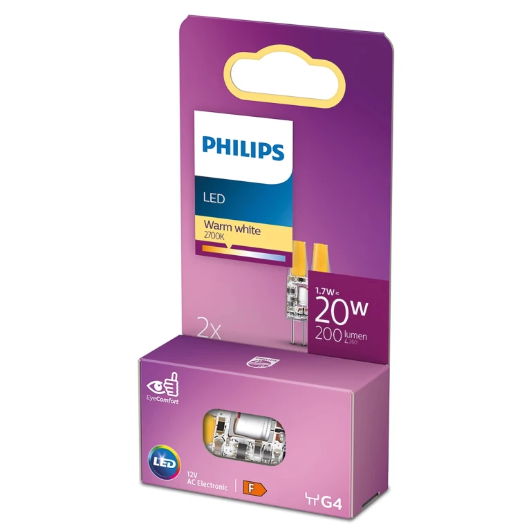 Philips LED Capsule G4 Warm Wit 20W - 1 stuk