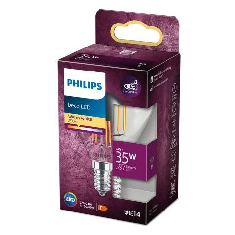 LED lamp E14 35W 397Lm kogel helder