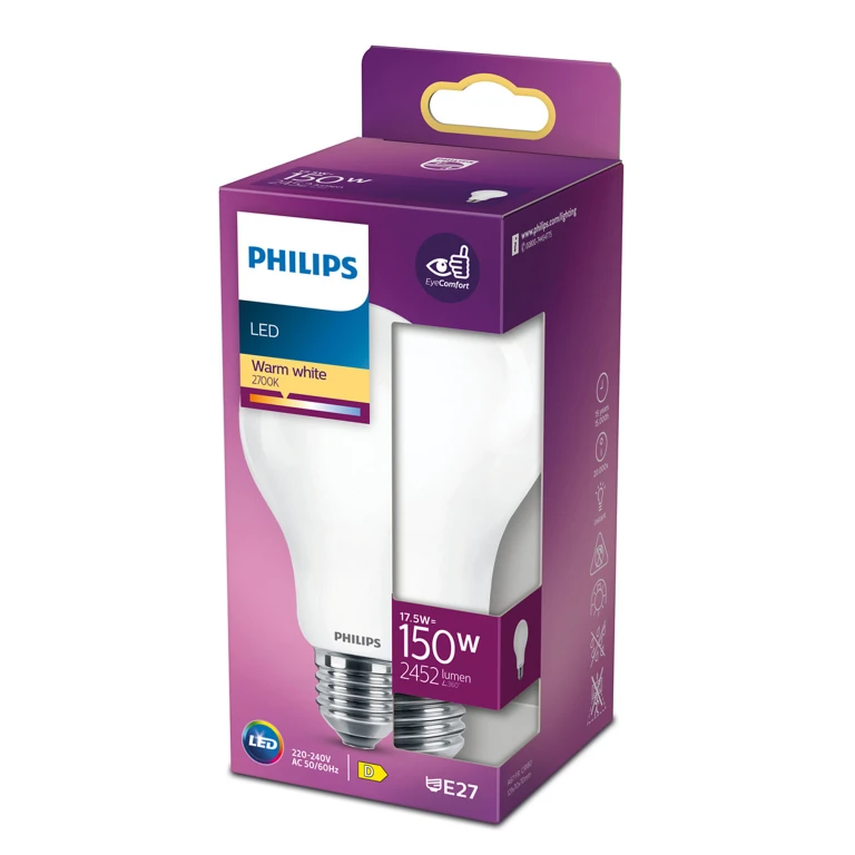 LED lamp E27 150W 2452Lm peer mat