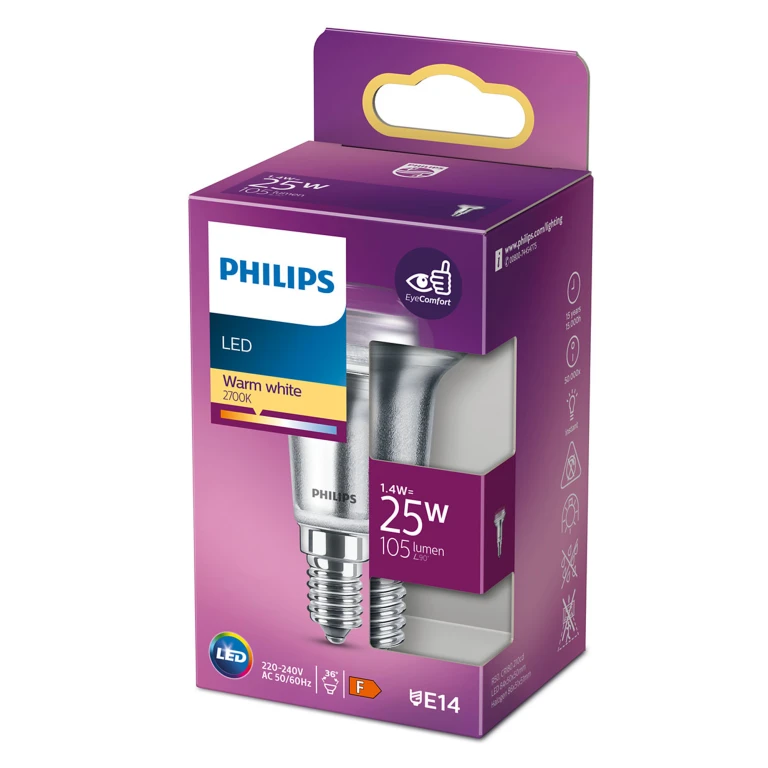 Philips LED Reflector Lamp R50 E14 25W 105Lm - 1 stuk