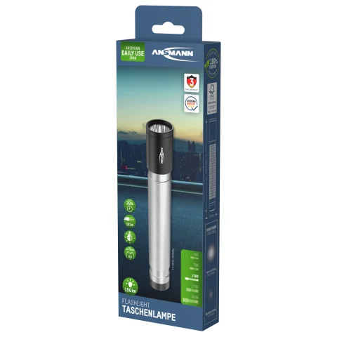 LED zaklamp 150Lm (+2xAA)