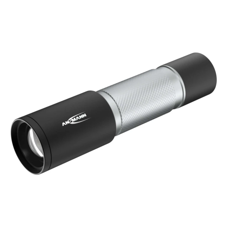 ANSMANN LED Zaklamp 275 Lumen - Zilver/Zwart - 1 stuk