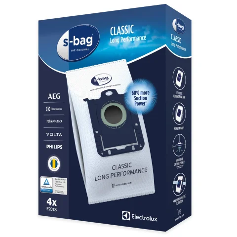 stofzuigerzak S-Bag Classic Long Performance 4st.