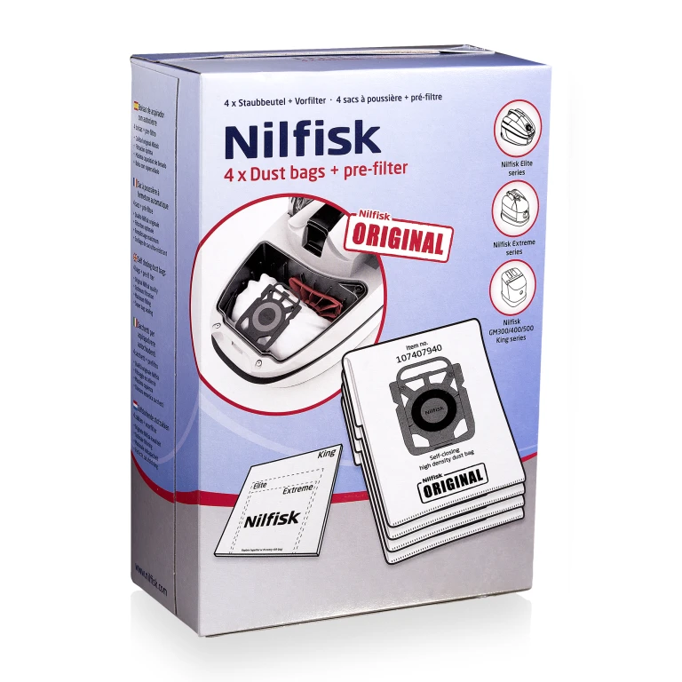 Nilfisk Stofzuigerzakken Fleece Ultra High Density - 1 stuk