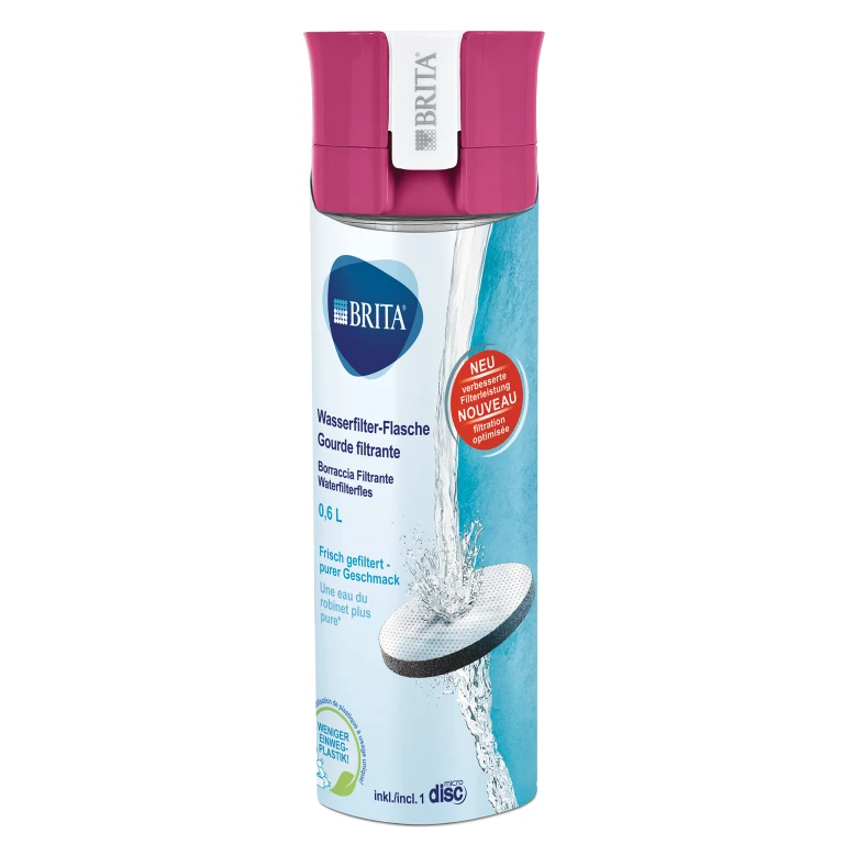 BRITA Waterfilterfles fill&go Vital Roze 1 stuk
