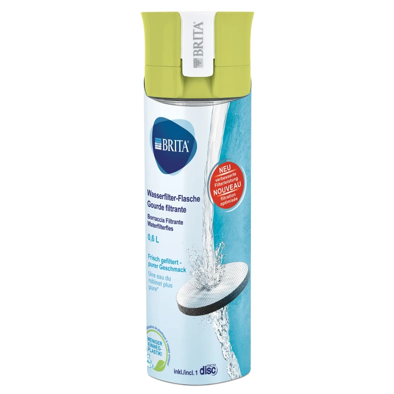 BRITA Waterfilterfles Fill&Go Lime 0,6 liter - 1 stuk