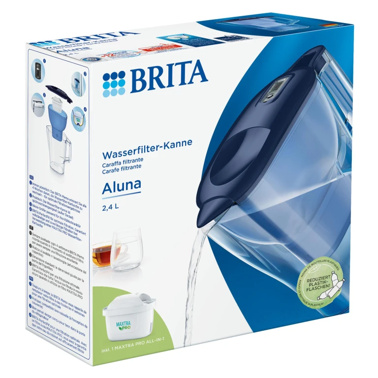 BRITA Waterfilterkan Aluna Cool 2,4l Blauw