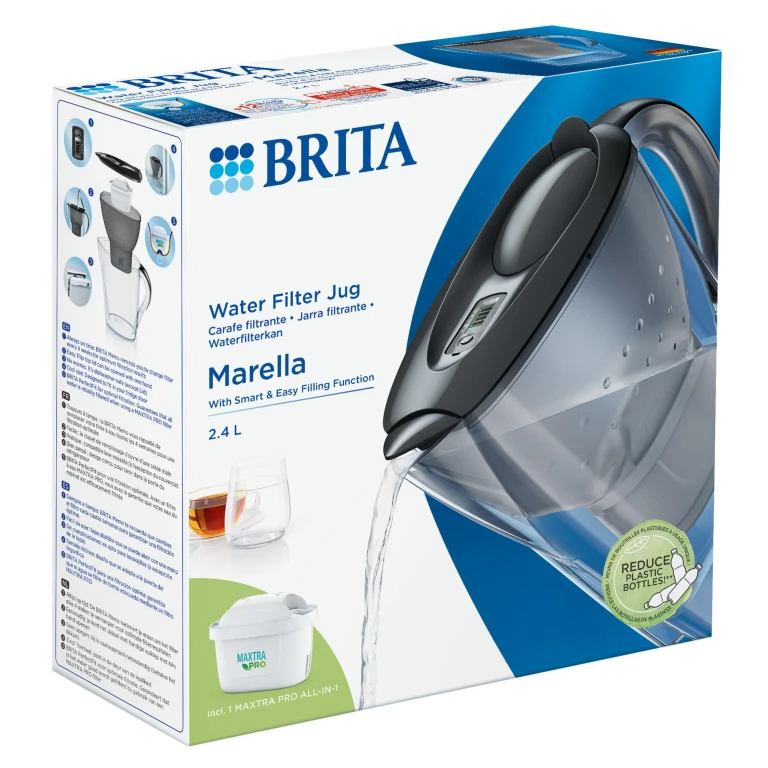 BRITA Waterfilterkan Marella Cool 2,4l Graphite