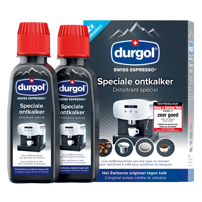 Durgol Swiss Espresso Ontkalker set van 2 flacons