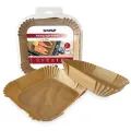 Bakpapier inlegvellen Airfryer 20x20cm 100st.