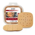Bakpapier inlegvellen Airfryer bodem 20x20cm 100st