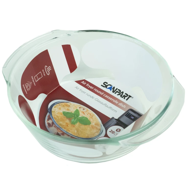 Scanpart Airfryer Casserole Ronde Bak 20 cm - 1 stuk