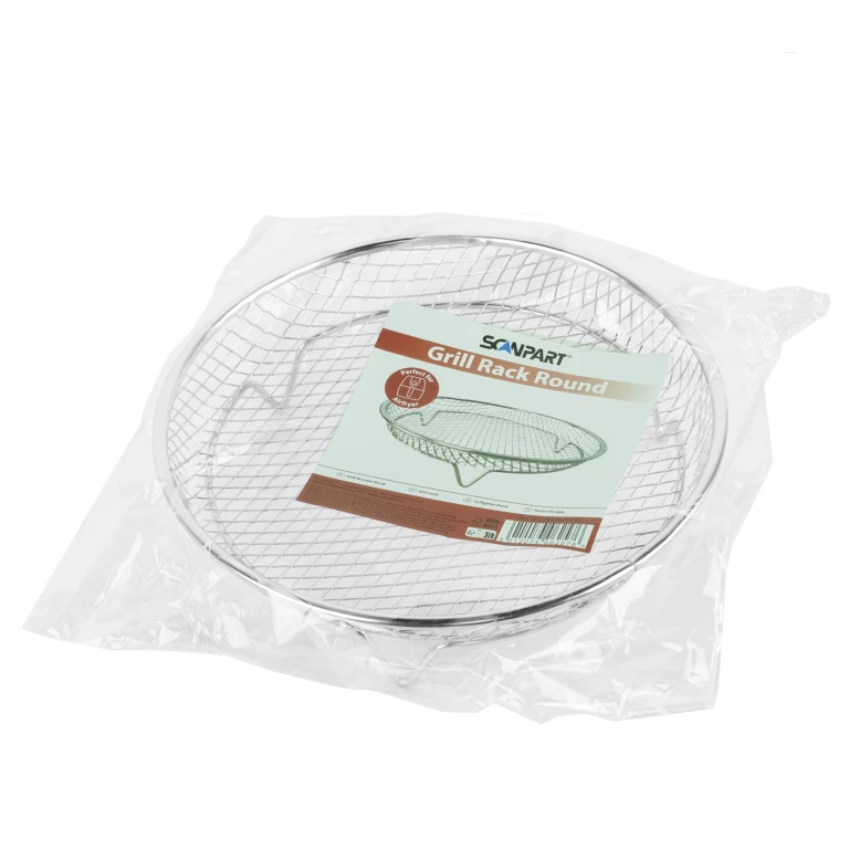 Scanpart Airfryer Grillrek Rond 20 cm Wit - 1 stuk