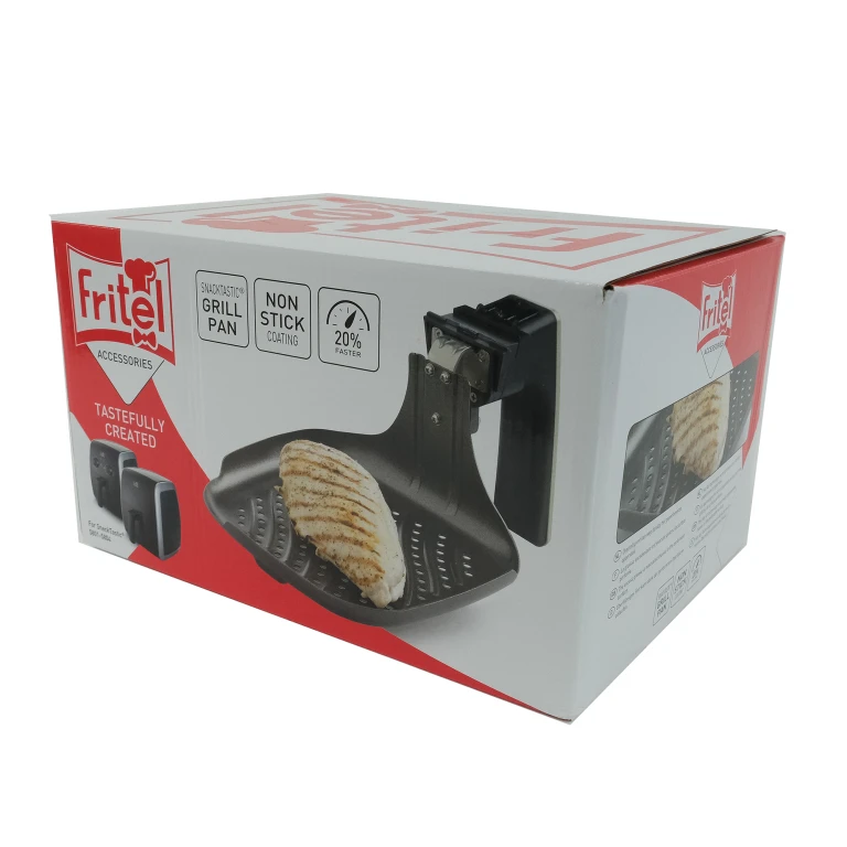 FRITEL SnackTastic Grillpan met Anti-aanbaklaag - 1 stuk