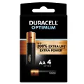 Duracell Optimum AA Alkaline Batterijen - set van 4 stuks