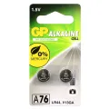 knoopcel alkaline LR44 A76 2st.