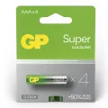 GP Batteries Super Alkaline AAA Batterijen - set van 4 stuk