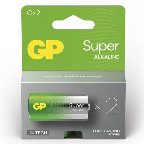 batterij Super Alkaline C 2 stuks