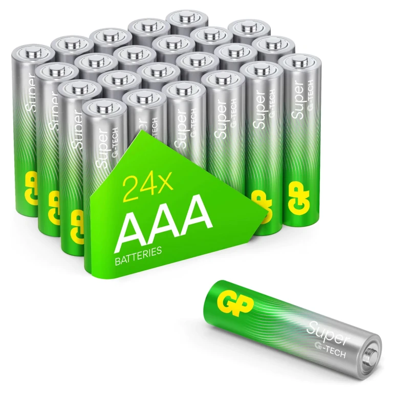 GP Batteries Super Alkaline AAA Batterijen - Set van 24 stuks