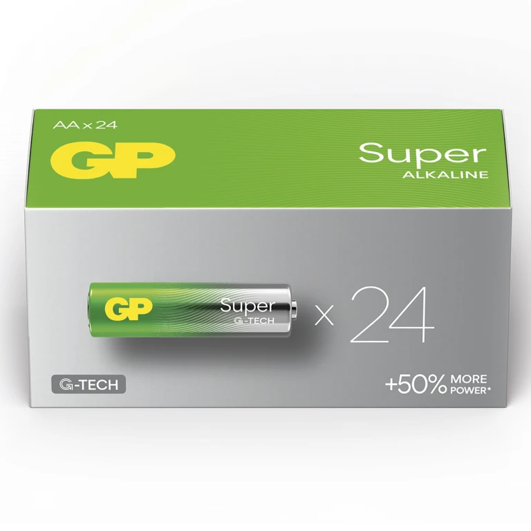 GP Batteries Super Alkaline AA Batterijen - set van 24 stuk
