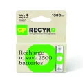 oplaadbare batterij NiMH 4x AA 1300mAh