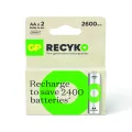 oplaadbare batterij NiMH 2x AA 2600mAh