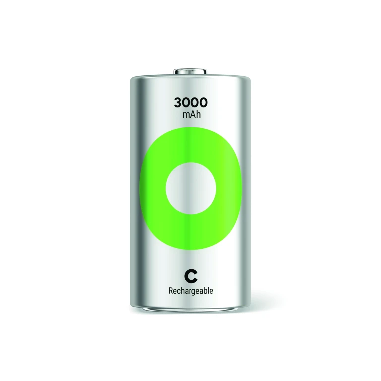 GP Oplaadbare Batterijen C NiMH 3000mAh - set van 2 stuks