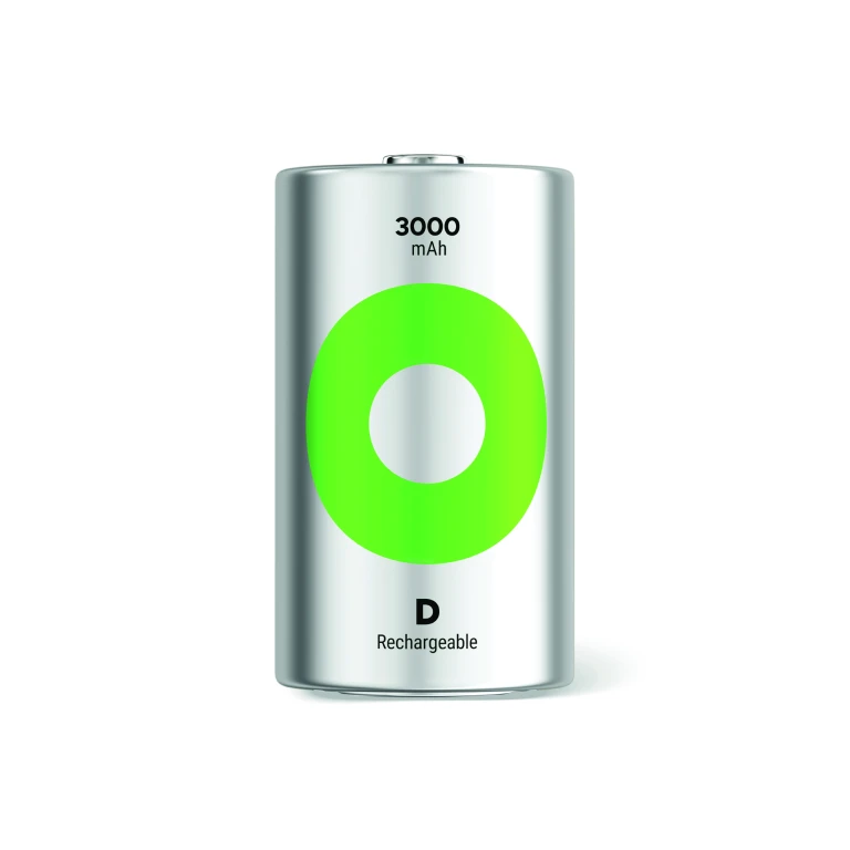 GP Oplaadbare Batterijen NiMH D 3000mAh - Set van 2 stuk