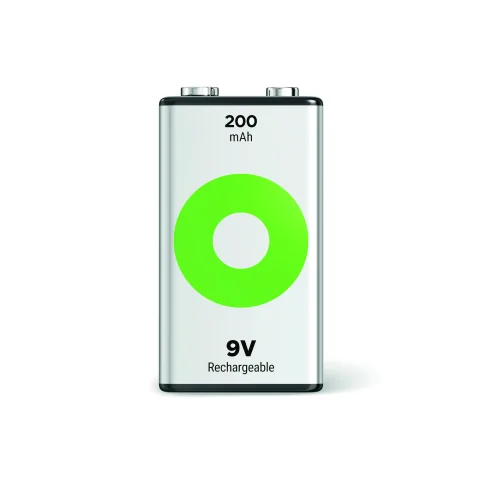oplaadbare batterij NiMH 1x 9V 200mAh