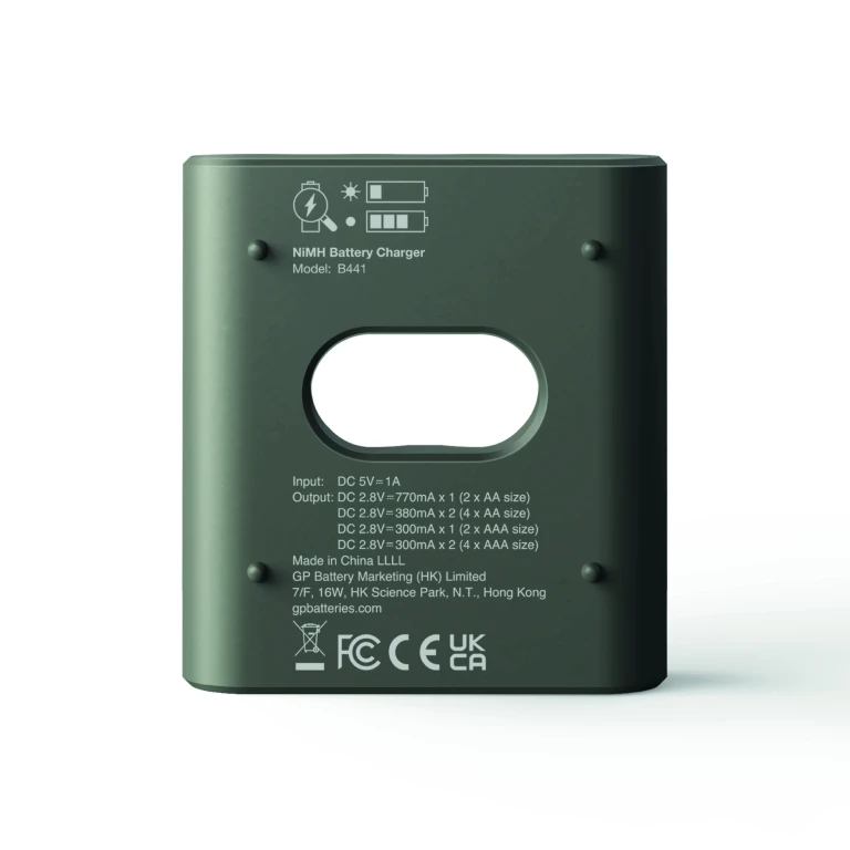 GP Batterijlader set met 4 AA oplaadbare batterijen - 2100mAh