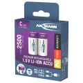 oplaadbare batterij Li-Ion 2x C 2500mAh + kabel