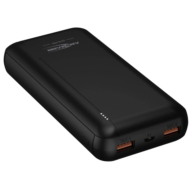 Powerbank 20000mAh Zwart