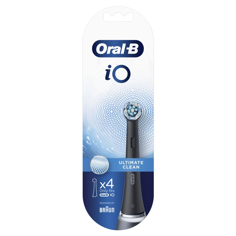 Oral-B Opzetborstels iO Ultimate Clean Zwart, set van 4