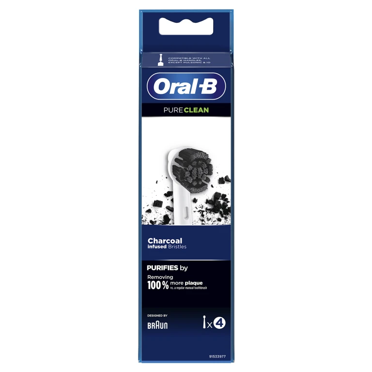 Oral-B Opzetborstels Pure Clean Wit - Set van 4