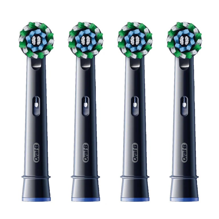 Oral-B Opzetborstels Pro CrossAction Zwart - set van 4