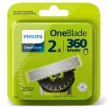 QP420 OneBlade 360 vervangbaar scheermesje 2st.