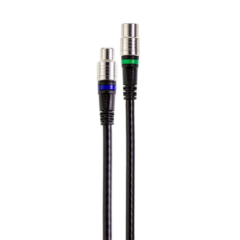 TECHNETIX Coax-aansluitkabel Zwart 3,0m Recht 9,5mm (M)-(F)