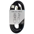 MUSTHAVZ USB-kabel USB-A naar USB-C zwart 1m - 1 stuk